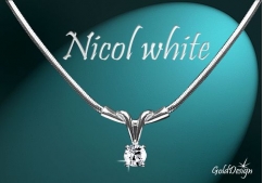 Nicol white - řetízek stříbřený